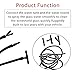 Windshield Washer Hose Kit, OTUAYAUTO Universal 4 Meter Washer Fluid Hose with 12 Pcs Hose Connectors, Compatible with Most Car for Connecting Washer Pumps and Nozzles