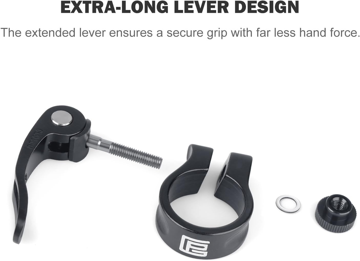 PLATT Bike Seat Post Clamp Aluminium Alloy Bicycle Quick Release Seatpost Collar 28.6mm / 31.8mm /34.9mm