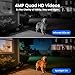 XMARTO 100% Wire-Free Solar PTZ Home Security Camera System Wireless, 4-Set 2K 4MP QHD CCTV Camera Kit with 4K 10CH Expandable WiFi NVR and Past 90-Day Video Storage, All-Weather Solar Charge