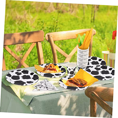 Abaodam 1 Conjunto 81 Pçs Balão Animais Talheres De Bebê Descartáveis ​​Bebedouros De Papel Guardana