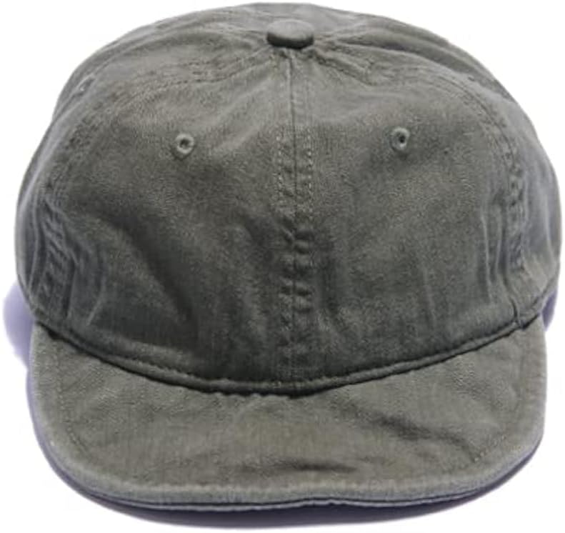 Retro Short Brim Cap Casual Wear Adjustable Sun Hat Soft Brim Baseball Cap Washed to Make Old Soft Top Work Cap Tide