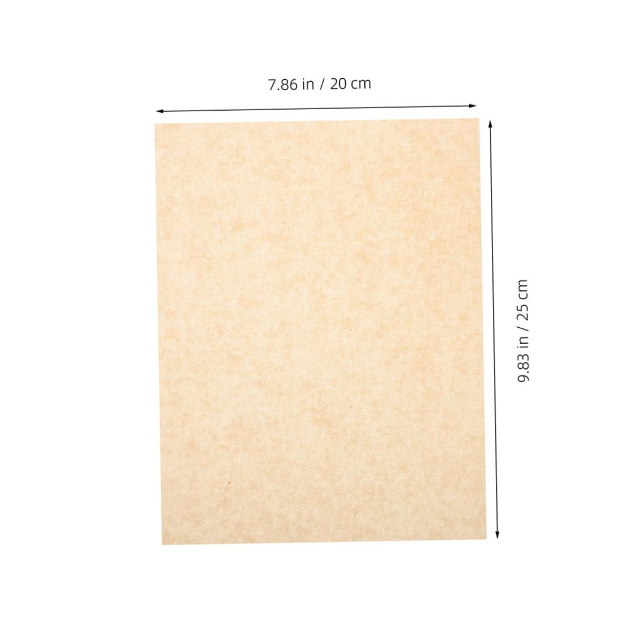 Carta da Forno Antigrasso 500 Pezzi in Carta Resistente al Grasso