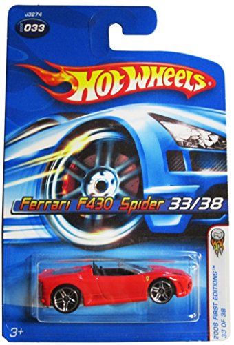 Hot Wheels 2006-033 First Editions Ferrari Spider F430 1:64 Scale