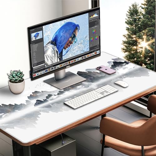 Tapis de bureau paysage LL-COEUR grand format pour Setup ordi net - 3