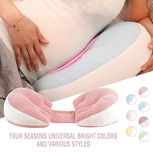 Side Sleeper Pregnancy Pillow, Side Sleeper Maternity Belly Support Pillow, Pregnancy Double Wedges For Body, Belly, Back Support, Maternity Pillow With Detachable Wedges #TOP1