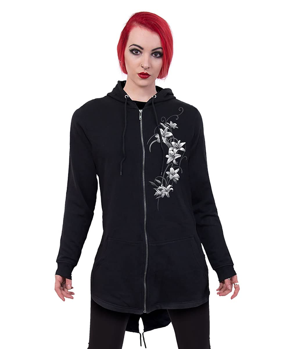 Spiral Pure of Heart Donna Felpa Jogging Nero 100% Cotone Regular