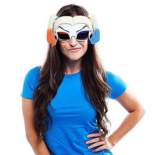 Image of Sun-Staches Batman Sunglasses | DC Comics Costume Accessory | UV 400 | One Size Fits Most