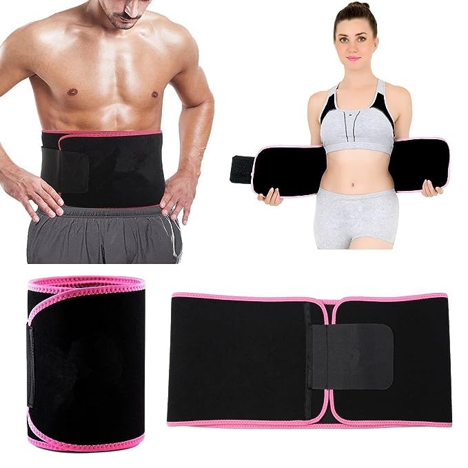 Sweet Waist Belt Waist Trainer for High-Intensity Training & Workouts Sweet Sweat Slim Belt Neoprene Fat Burning Waist Trainer Weight Loss Belt, Yoga & Exercise Belt, Tummy Trimmer Belt-image-3