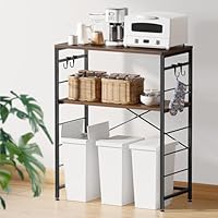 Amazon.co.jp: 【W80×D40×H100cm】ゴミ箱上ラック キッチンラック 高さ