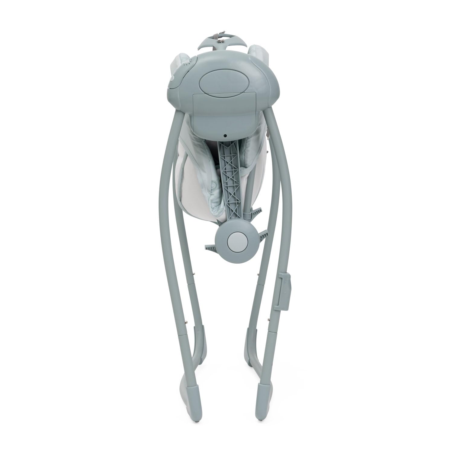 Chicco Swing&Play Altalena Elettrica Neonato 0 Mesi+ (Fino a 9 Kg), 5 Velocità Dondolio, Melodie Rilassanti, Pieghevole, Compatta e Salvaspazio, Schienale 2 Posizioni, 0 Mesi
