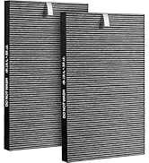 Yosper 加湿空気清浄機用 集じん·脱臭一体型フィルター【2枚入】FZ-G40SF/FZ-D40SF 花粉 ホコリ カビ菌 ペット 集塵 HEPA空気清浄機交換用フィルター fz-g40sf...