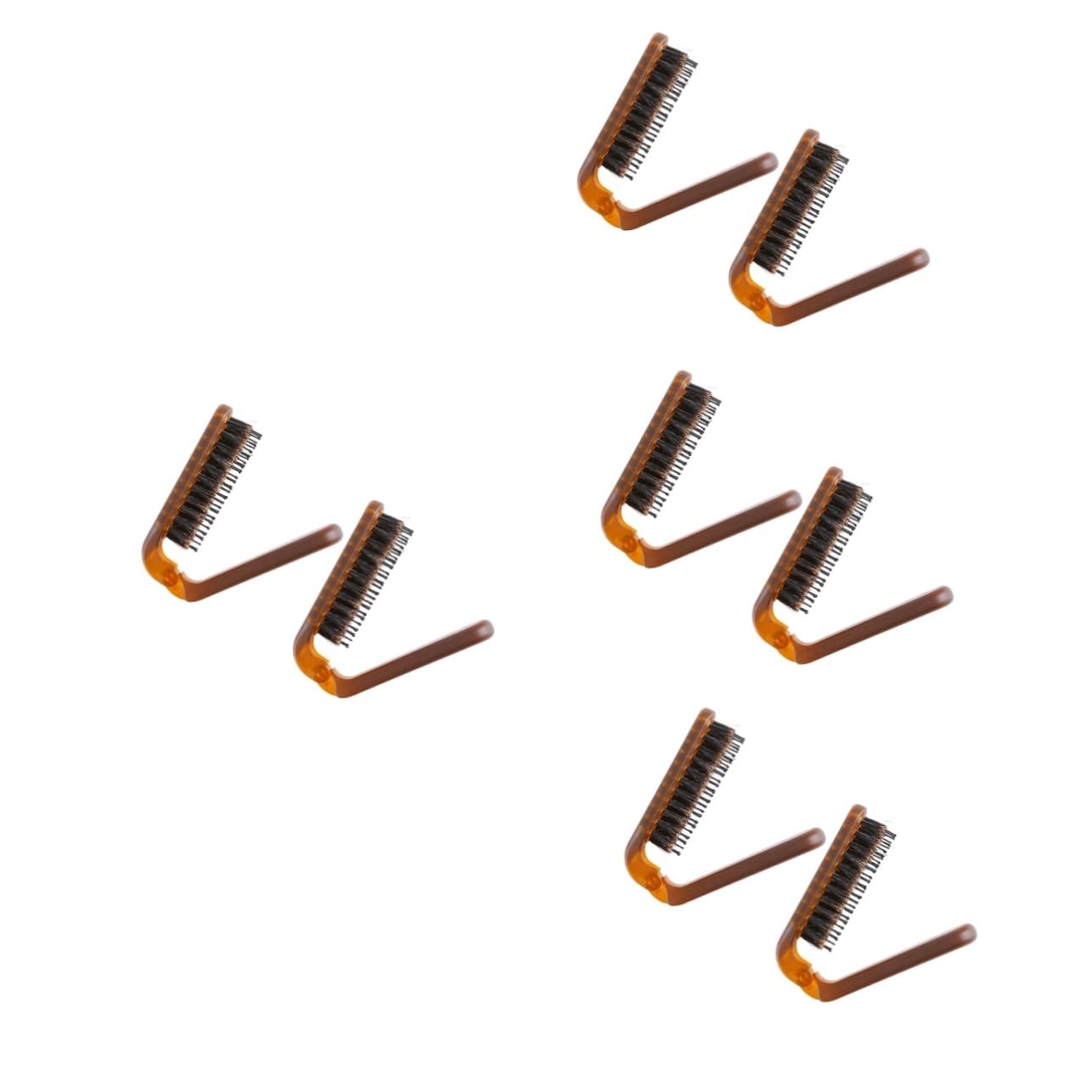 FOMIYES 8stücke Faltbare Reisehaarbürste Tragbarer Haarkamm Für Styling Ergonomisches Design Für Unterwegs Für Glattes Und Lockiges Haar Unisex Kompakte