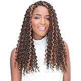 MULTI PACK DEALS! Janet Collection Synthetic Hair Braids Twin Loop Mambo Open Loop Brazilian Braid 18' (6-PACK, 2)
