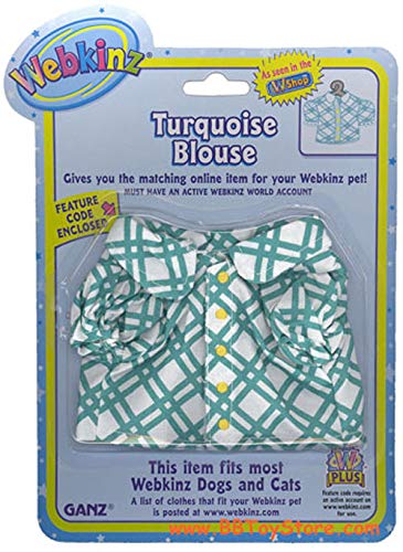 Webkinz Clothes - Turquoise Blouse