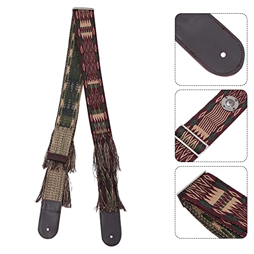 Vaguelly 2 Pcs Pièces Guitares Délicat Roman Accessoire en Cuir Usure-Ceinture Café Électrique Épaule Acoustique Pu… - Les Beatles, Paul McCartney, John Lennon, RIngo Starr, George Harrison Vaguelly 2 Pcs Pièces Guitares Délicat Roman Accessoire en Cuir Usure-Ceinture Café Électrique Épaule Acoustique Pu… – Image 3