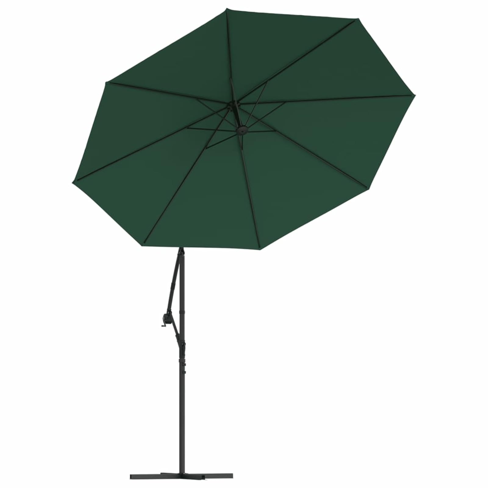 Telo di Ricambio per Ombrellone a Sbalzo Verde 300 cm,Telo Gazebo Copertura in Tessuto Poliestere 100% - Telo per Gazebo da Giardino Esterno Vari Modelli
