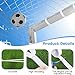 Erhigher 1 Roll Goal Net Straps, Easy to Carry Waterproof Reusable Soccer Attachment Straps Soccer Net to The Goal Posts for Boys Kids Soccer Training White