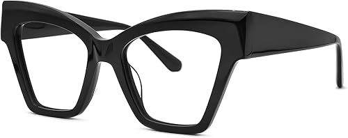 VOOGLAM Gafas de bloqueo de luz azul de ojo de gato para mujer, anti fatiga ocular UV Reginald