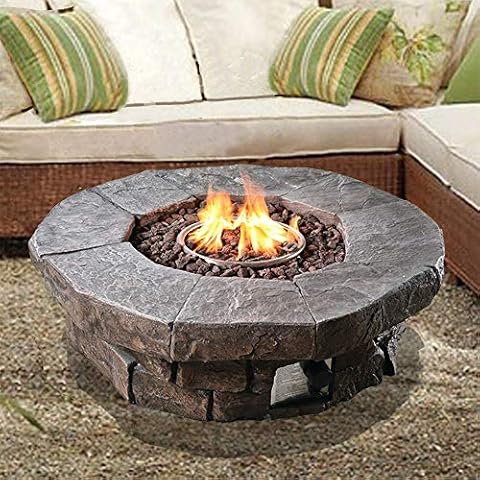 Brasero de Gas Propano Redondo Teamson Home Cover