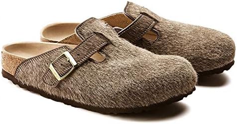 Amazon ビルケンシュトック ユニセックス Boston Ribet Logo ボストン リベットロゴ サンダル Regular Fit Birkenstock ビルケンシュトック ファッションサンダル