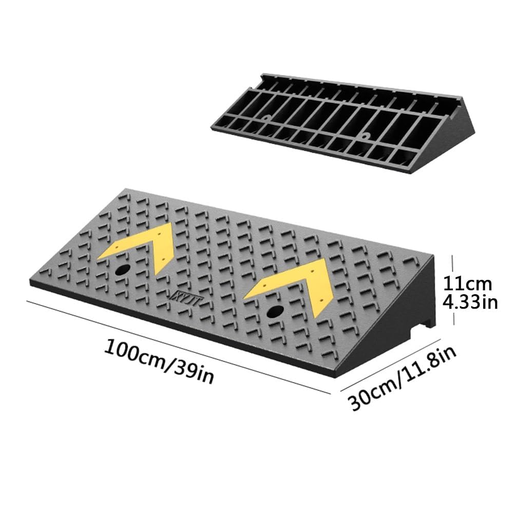 Rampy antypoślizgowe Rampy krawężnikowe gumowe Rampy podjazdowe Antypoślizgowe chodniki Rampy krawężnikowe Rampy progowe(11cm/4.33in)