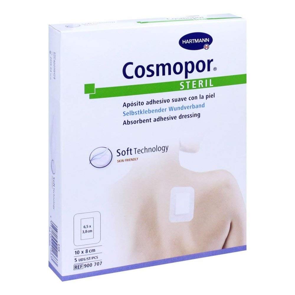 HARTMANN - COSMOPOR STERIL 10X8 CM 5 UN