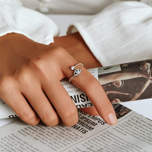 Bague Empilable Argent 925 ajustable à porter au quotidien
