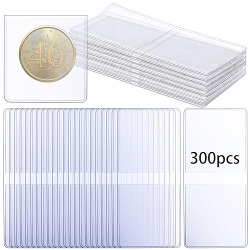 300 pcs Doble bolsillo para monedas 2x2 miniatura 7