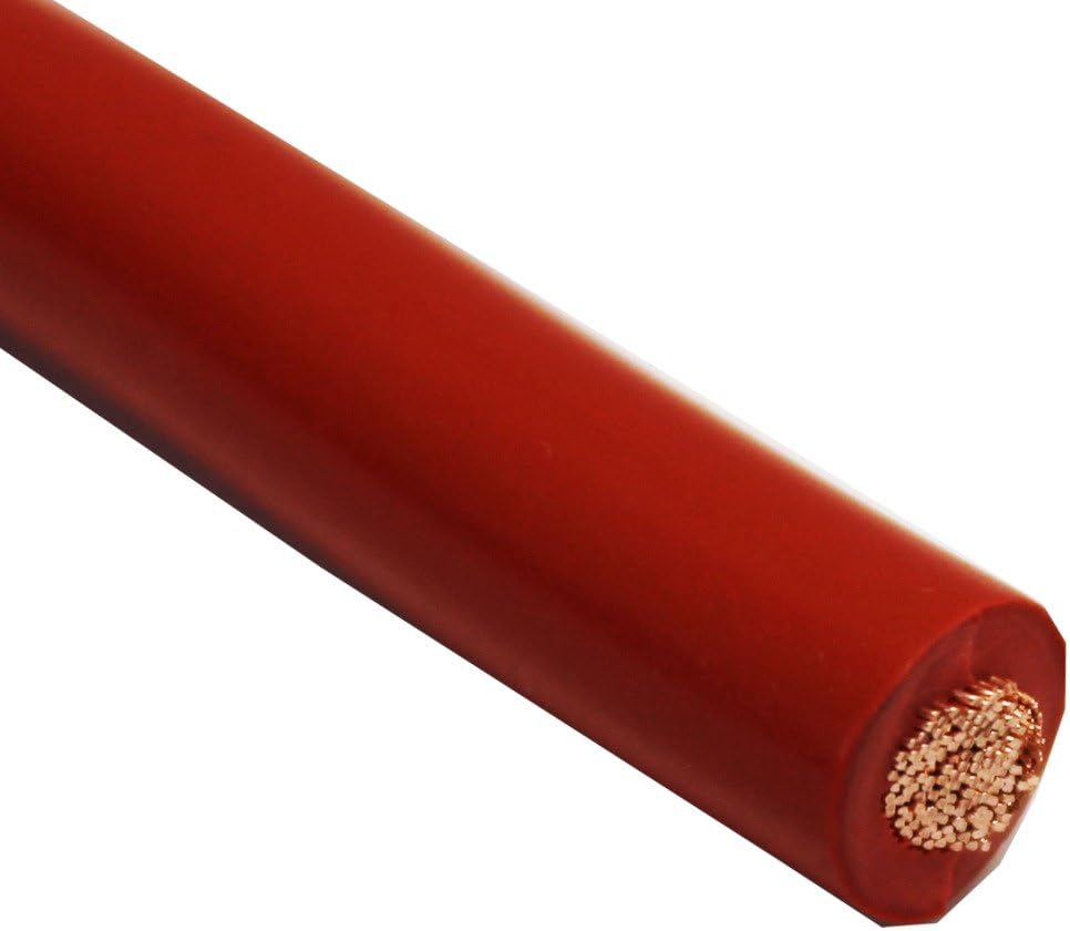 All Trade Direct 1M Metre Red Battery Starter 16Mm Cable Kit Car Van Truck Marine 110A 110 Amps