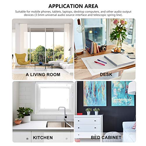 ULTECHNOVO Monofone de Telefone Vintage Receptor de Telefone Celular Monofone de Reposição para Celu