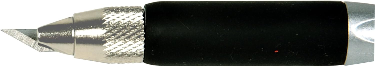 NT Cutter Aluminum Die-Cast Holder Cushioned Grip Art Knife, 1 Knife (D-500GP)