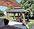 Domi 12' x 16' Hardtop Gazebo Permanent Metal Gazebo with Galvanized Steel Double Roof, Curtains and Netting for Party, Wedding, Outdoor Dining, Patio, Backyard, Brown