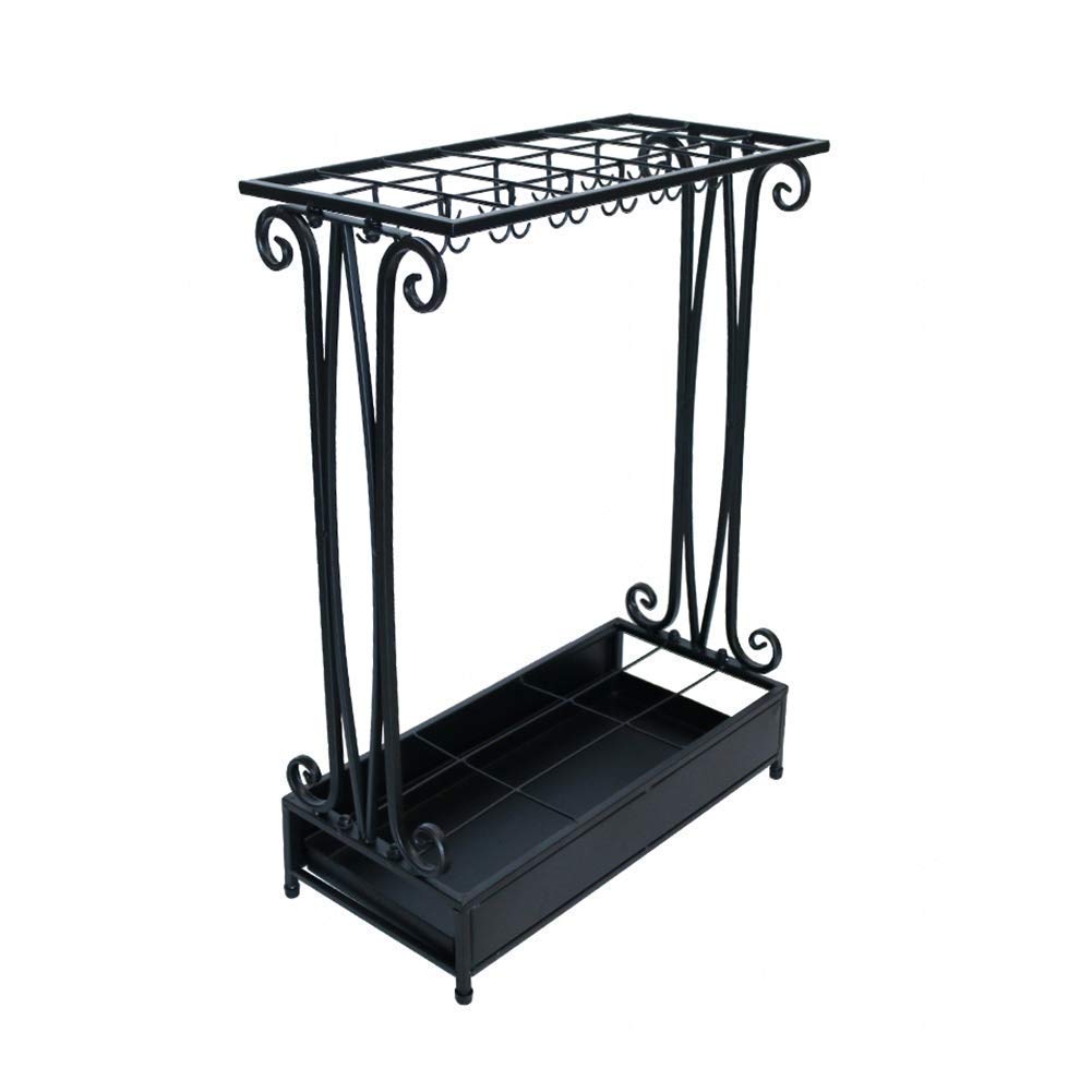 Porte-parapluies grande capacité avec support de rangement stable et sur pied