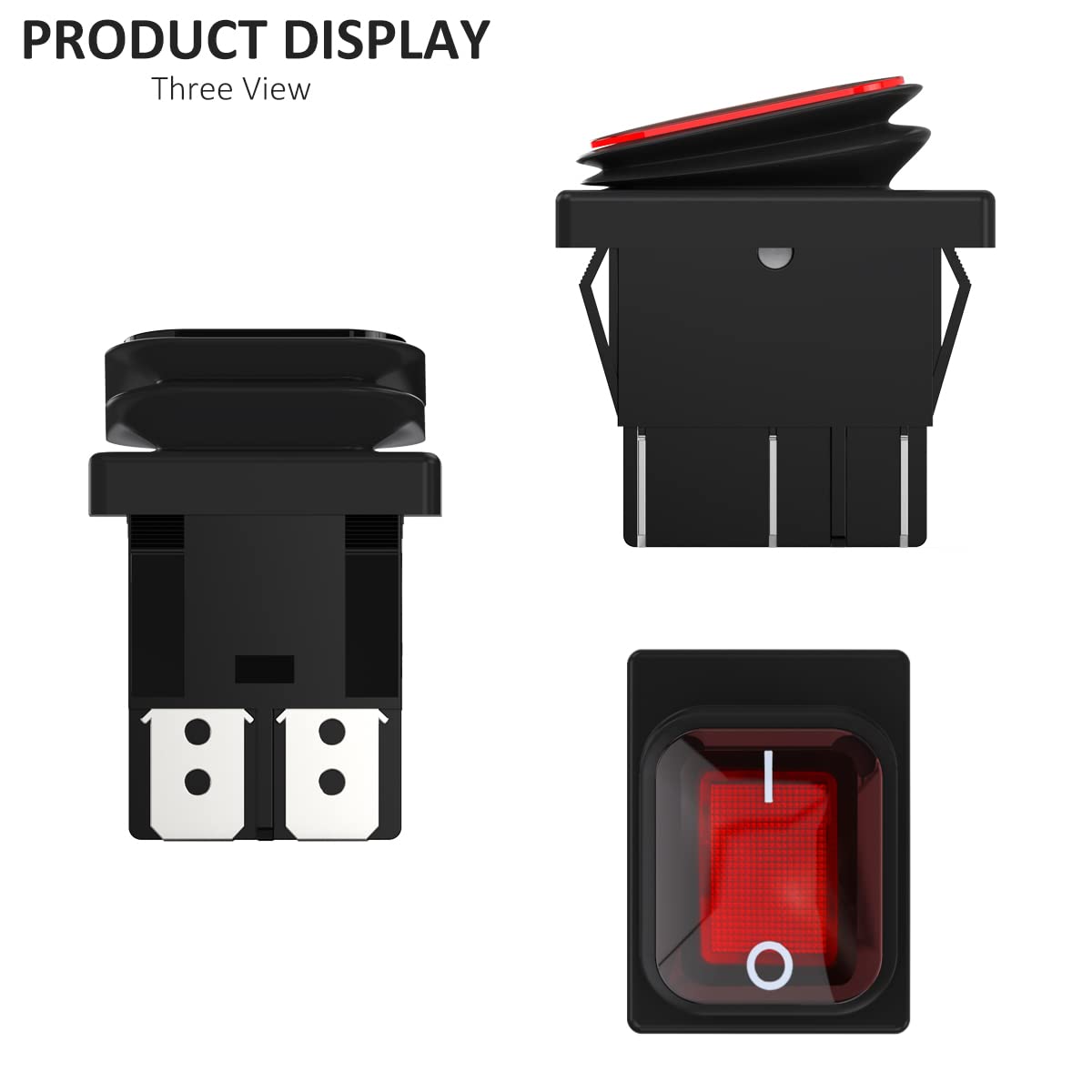 Amazon.com: DIYhz 2 Pcs DPST 6 Terminal 2 Position ON/Off