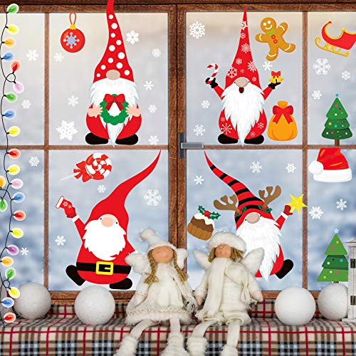 Funnlot Christmas Window Clings Christmas Window Clings 316Pcs Christmas Window Stickers Christmas Window Decals 8 Sheets Christmas Window Decorations Window Clings For Glass Windows #TOP3