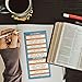 Books of The Bible Bookmarks, Bulk Pack of 10 Large Christian Devotional Guides for Bible Studies & Sunday School, Bible References to Read About Heaven, Salvation, & God's Amazing Love for You