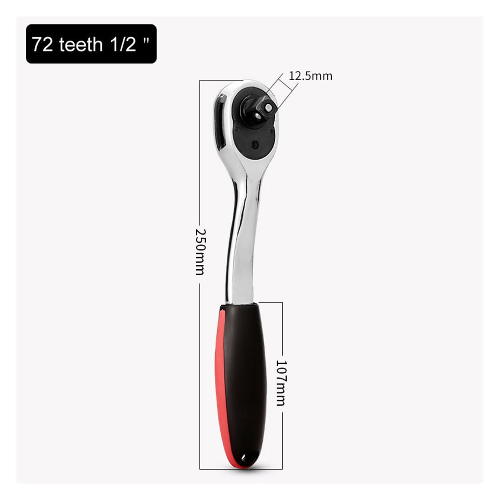 ZGYDNM Bicycle Repair kit 1/4 3/8 1/2 Inch 72 Teeth Torque and Ratchet Wrench Set Repair Tools Car Vehicle Bicycle Bike Socket Wrench Kit Tool Repair Tool (Color : 1-2 inch, Size : 1)