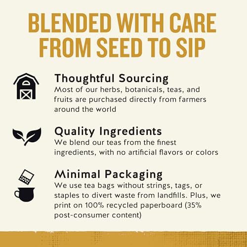 Celestial Seasonings Chamomile Tea Bags - Honey Vanilla Herbal Tea, Caffeine Free, 20 Bags Per Box (Pack of 6) image 4