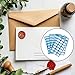 Fancyes 50 Pieces Tag Stickers Rectangular Multi-use Plain Sticker Labels Label for Stationery Pricing Office Package Home, Blue