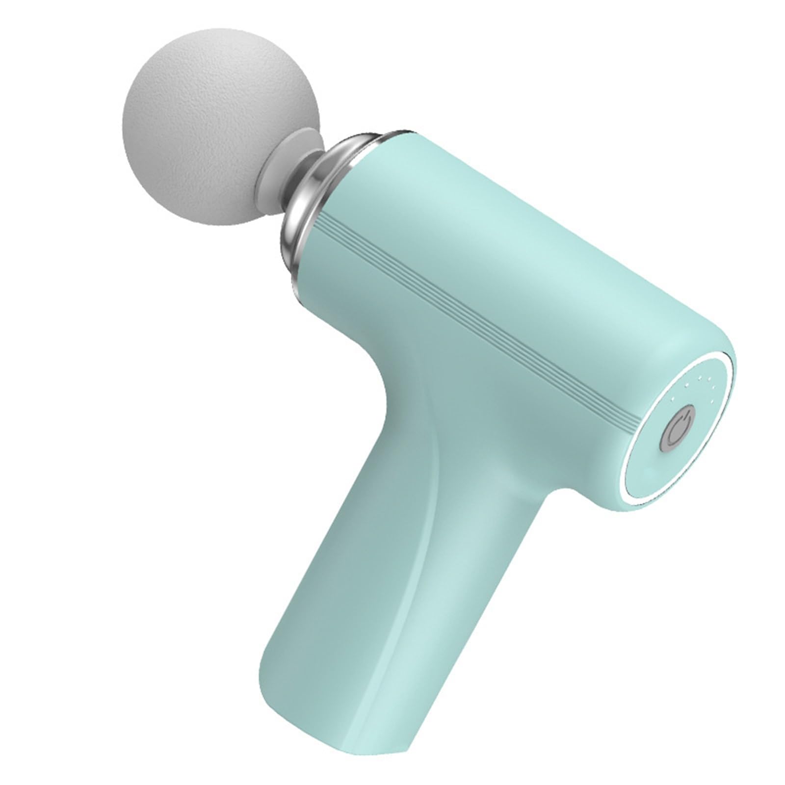 Masajeador portátil, Mini Pistola De Masaje, Masajeador Muscular Eléctrico Con 6 Niveles Velocidad, Portátil, Mano Para Cuello, Espalda, Hombros Y Cuerpo(Green)