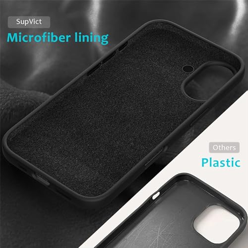 Image of ArmourPro Silicone Back Case for iPhone 16, Soft-Touch Case | Dark Gray