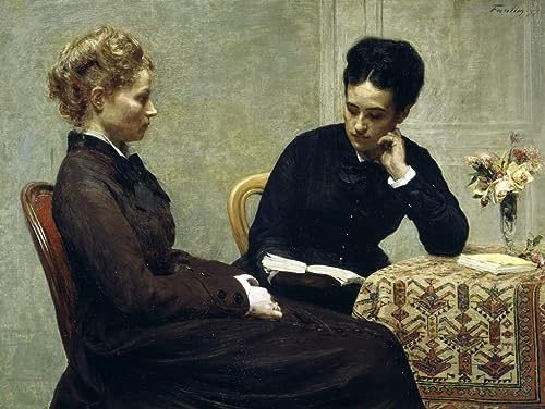 Tableaux célèbres Fantin Latour impression toile 60x90cm pour une décoration salon élégante