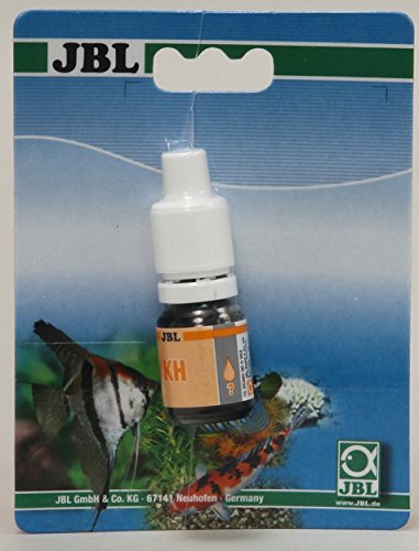 JBL KH Recharge, Test rapide pour déterminer la dureté carbonatée dans les aquariums d'eau douce et d'eau de mer et dans les bassins, Test KH