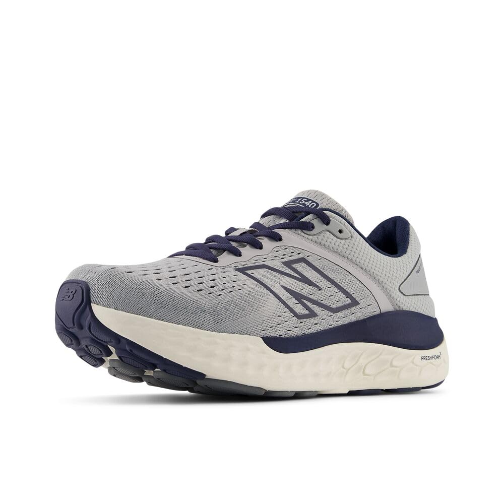 New Balance Men's Fresh Foam X 1540 V4 Running Shoe, Quartz Grey/Navy, 10.5 X-Wide