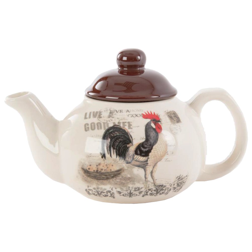 Théière Coq souvenir de campagne pour partager un thé chaud façon grand-mère