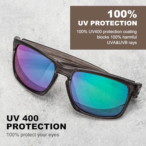 Polarized Sunglasses with UV400 Protection， Classic Retro Style for Men and Women Cycling Driving Fishing4