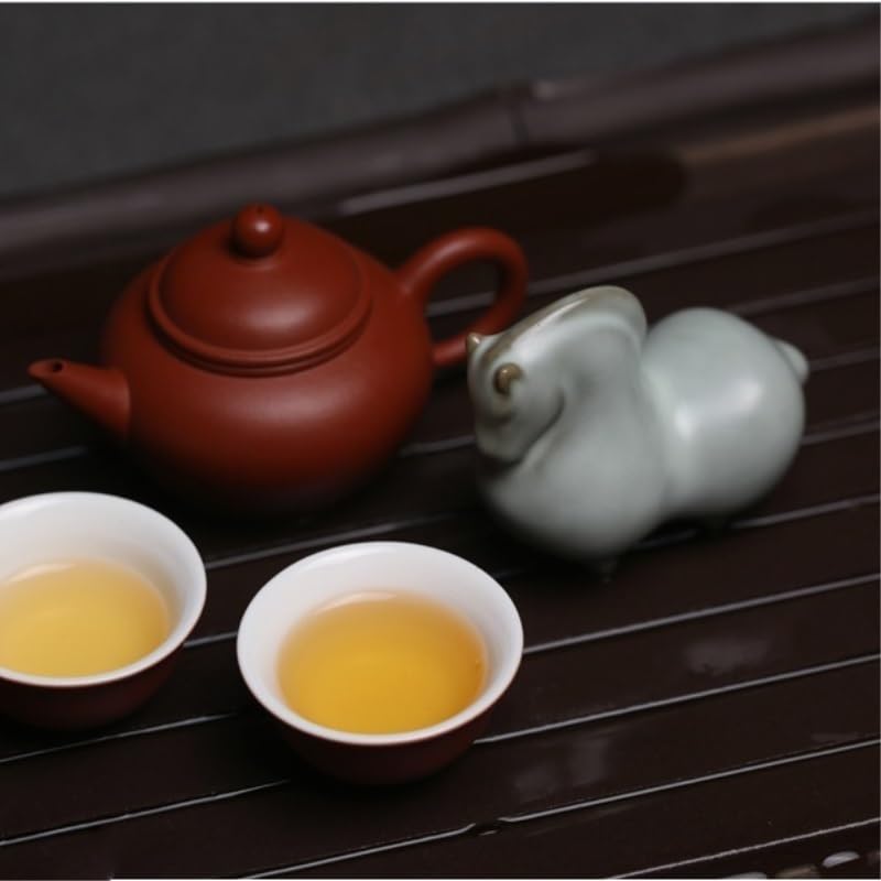 Estatua hecha a mano para mascotas, té creativo, estatua hecha a mano, forma de caballo, té de cerámica chino, té para mascotas, juego de té de animales, decoración de mesa de té, accesorios
