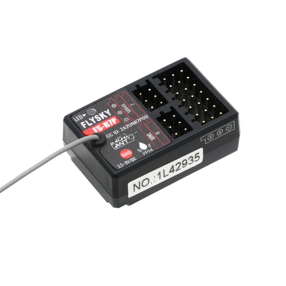 Récepteur FS-R7P 2,4 G 7 CH Sortie PWM 3,5-8,4 V pour télécommande d'émetteur Flysky FS-G7P