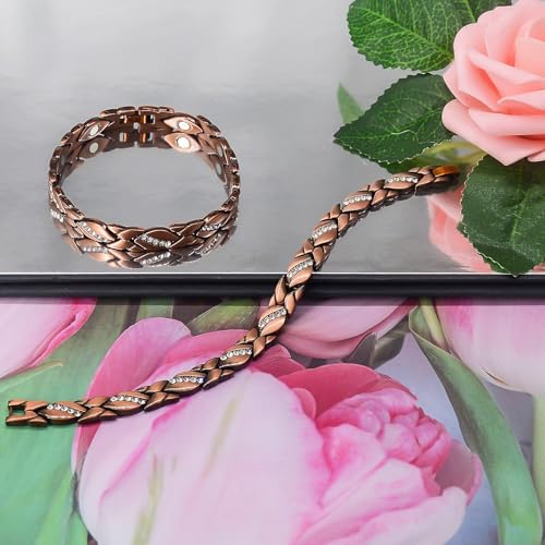 Image of 8 Inch Unique Bracelet Jewelry Hand Chain with Box for Couples Wedding | Personalized crystal diamond bangle set, 8 inches, suitable for couples, Christmas and friends birthday gifts.