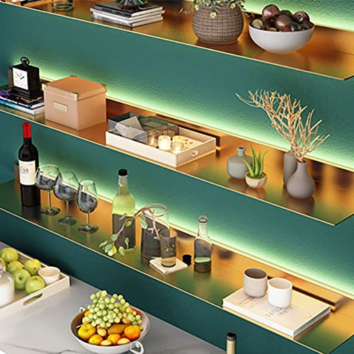 Étagère lumineuse murale pour créer une ambiance chaleureuse au salon